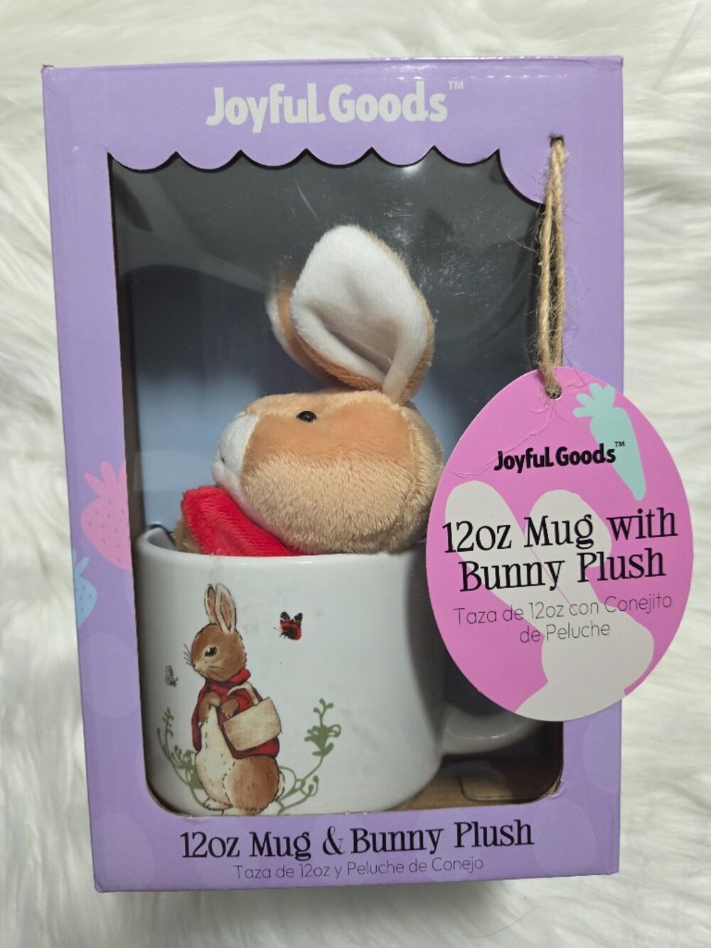 Joyful Goods Mug & Plush Bunny Gift Set